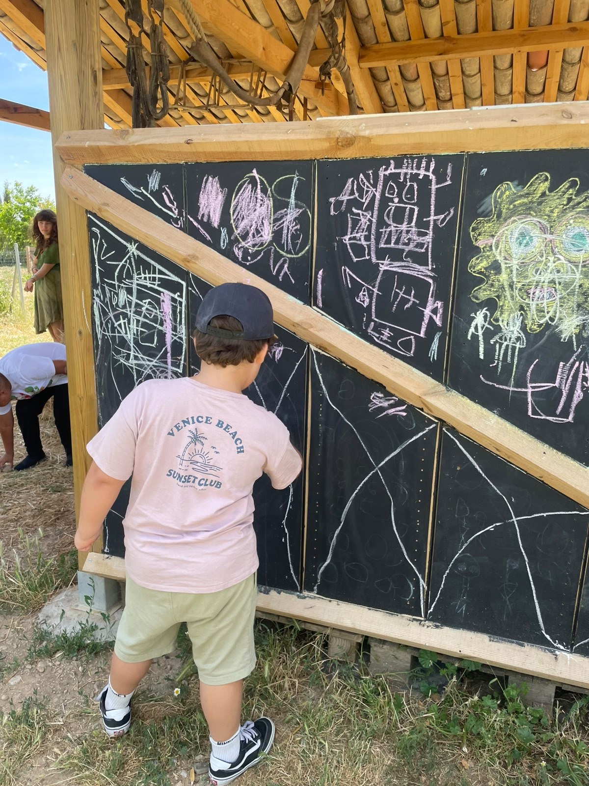 Actividad de observación y dibujo en el exterior